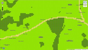 google maps 8-bit